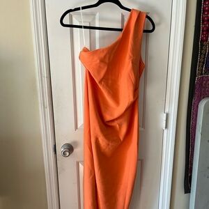 One shoulder Petal and Pup dress